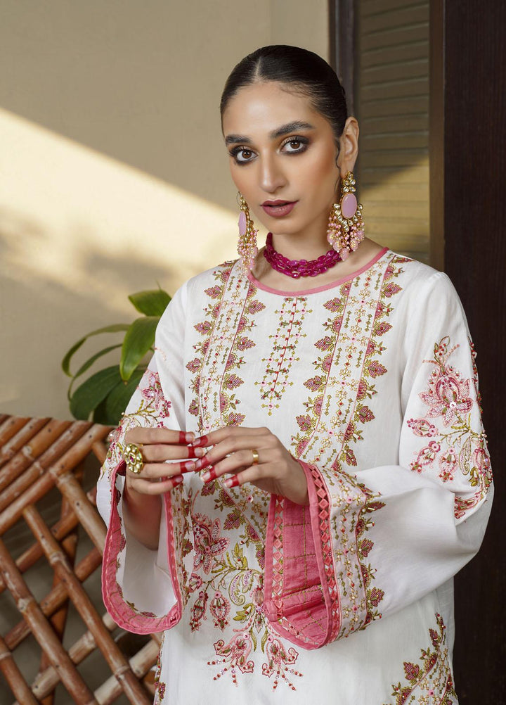 Maira Zunnorain Ready to Wear (RTW)  Silk 3 Piece Suit Leher MZC-02-04