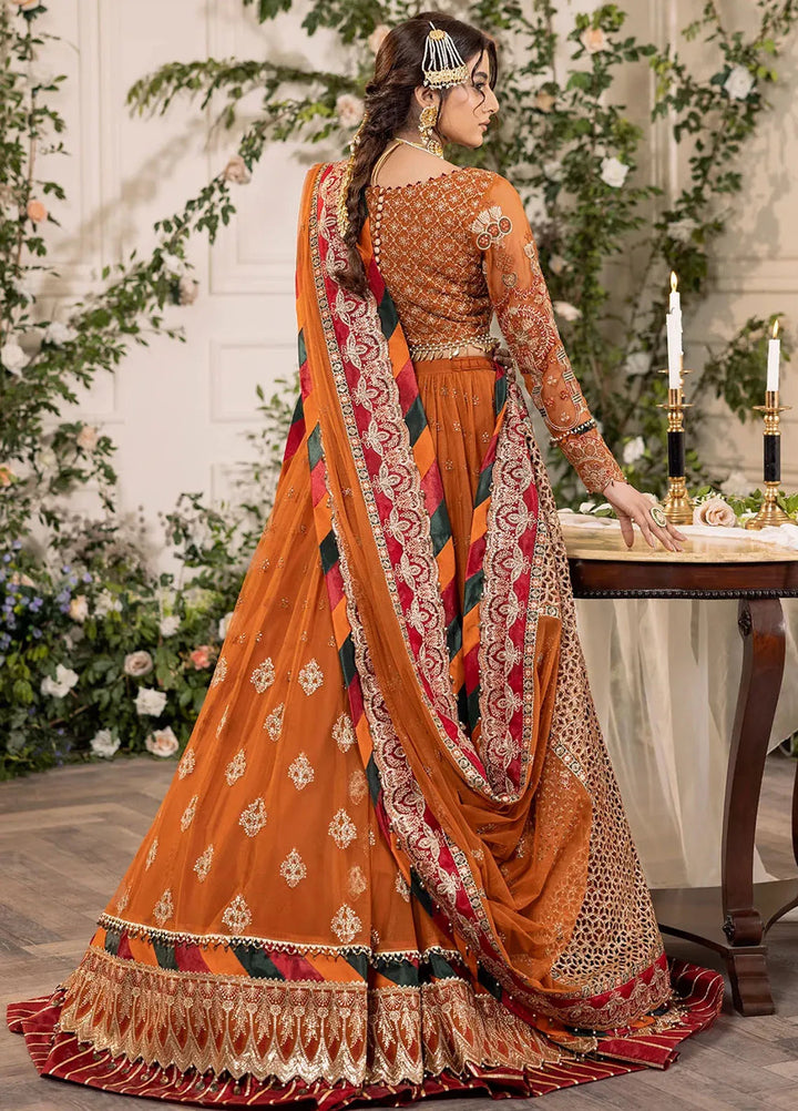 Azalea By House of Nawab Embroidered Net Suit Unstitched 3 Piece HON24A D-01 Mahi - Formal Collection