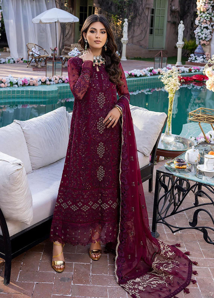 Azure Pret  Chiffon 3 Piece Suit Blazing Star BSAS82