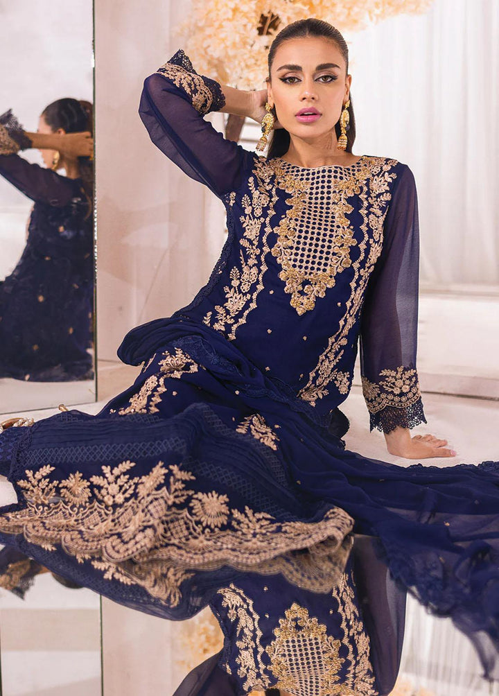 Azure Embroidered  Suits Unstitched 4 Piece AZU23LE Eden Dew - Luxury Collection