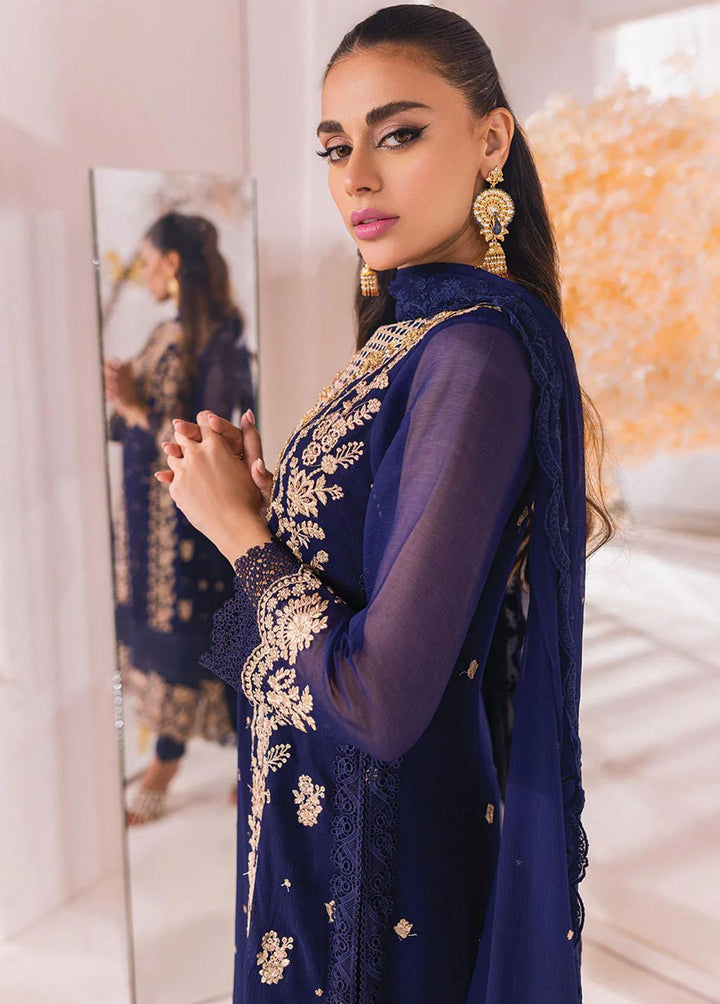 Azure Embroidered  Suits Unstitched 4 Piece AZU23LE Eden Dew - Luxury Collection