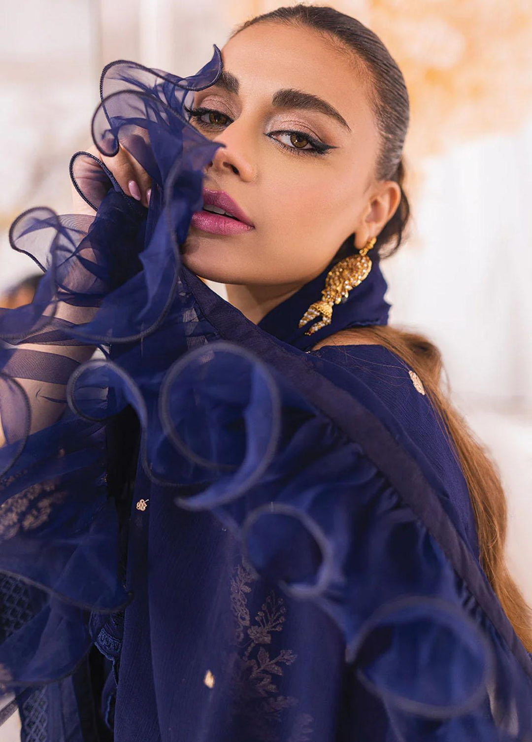 Azure Embroidered  Suits Unstitched 4 Piece AZU23LE Eden Dew - Luxury Collection