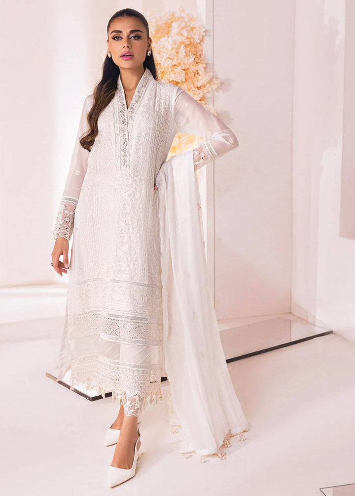 Azure Embroidered  Suits Unstitched 4 Piece AZU23LE Jasmine - Luxury Collection