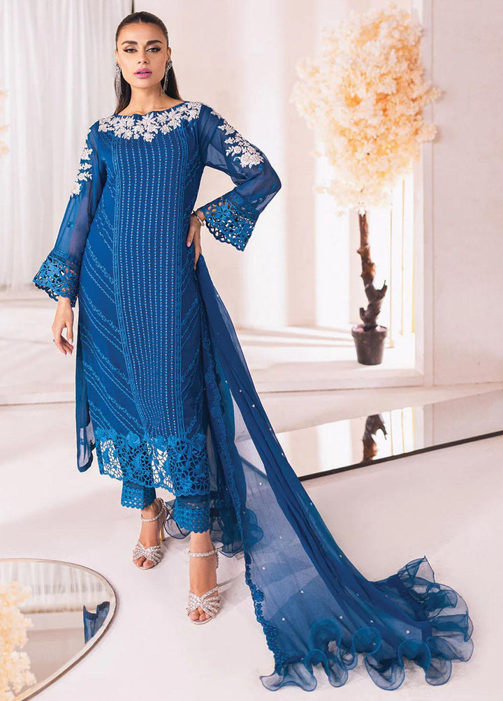 Azure Embroidered  Suits Unstitched 4 Piece AZU23LE Mystic Jewel - Luxury Collection
