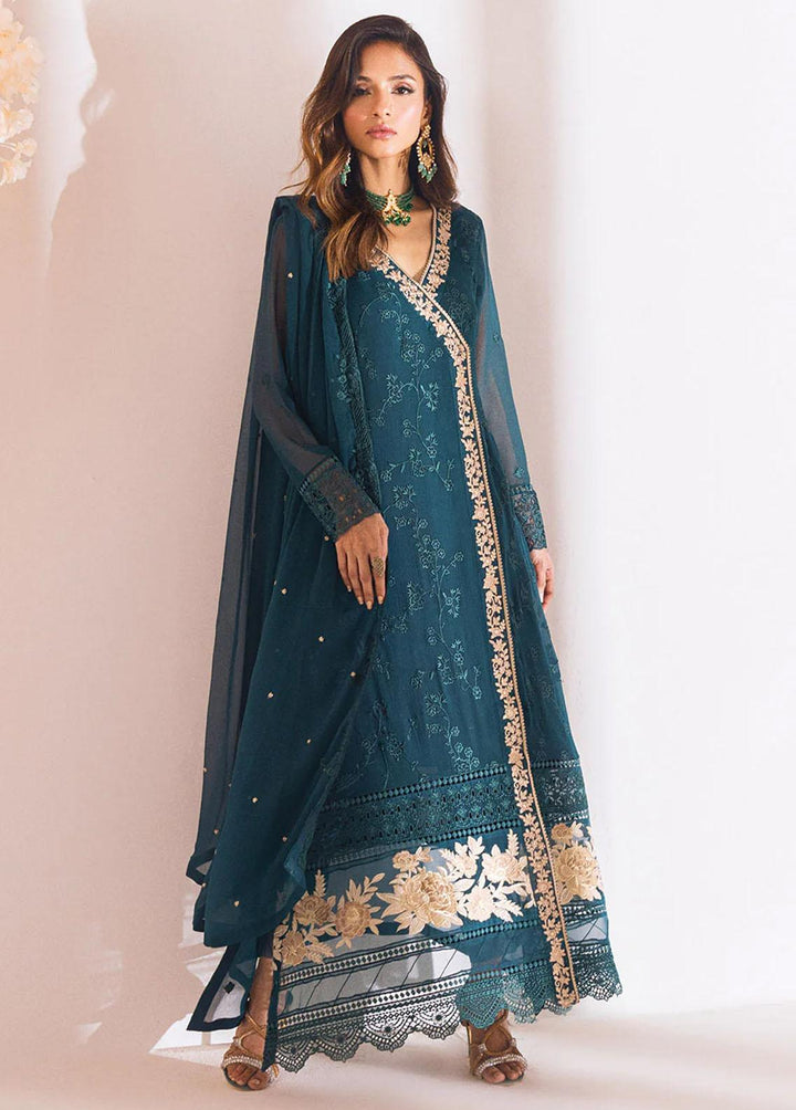 Azure Embroidered  Suits Unstitched 4 Piece AZU23LE Royal Meadow - Luxury Collection