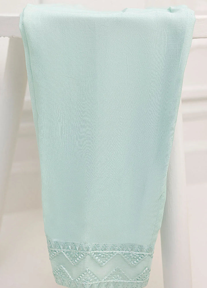 Azure Pret Embroidered Chiffon 3 Piece Suit Aqua Elegance
