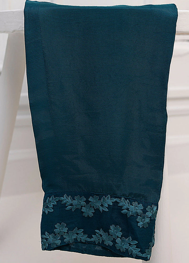 Azure Pret Embroidered Chiffon 3 Piece Suit Aquatic Dream