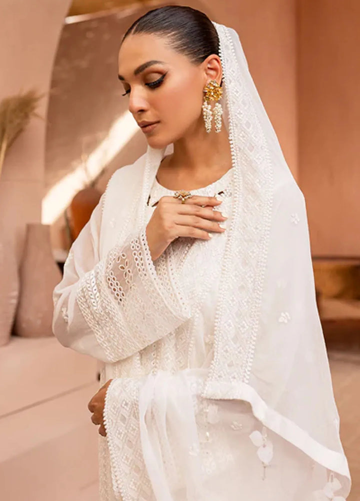 Azure Pret Embroidered Chiffon 3 Piece Suit Royal Allure