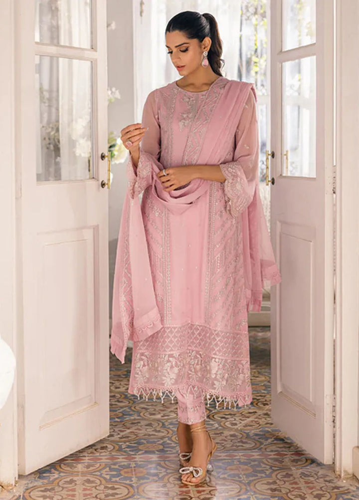 Azure Pret Embroidered Chiffon 3 Piece Suit Tender Tulip