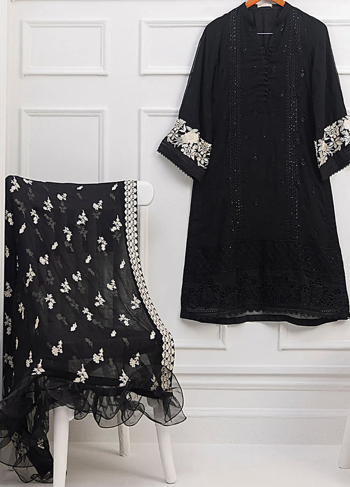 Azure Pret Embroidered Chiffon 3 Piece Suit Twilight Glitz