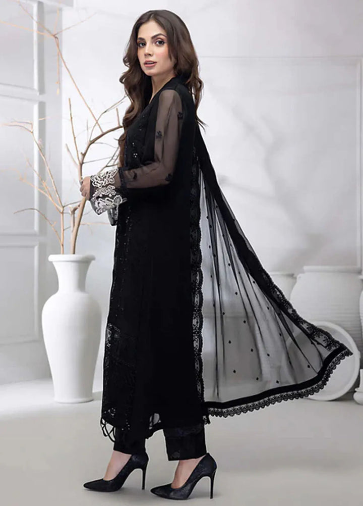 Azure Pret Embroidered Chiffon 4 Piece Suit Dusky Glint