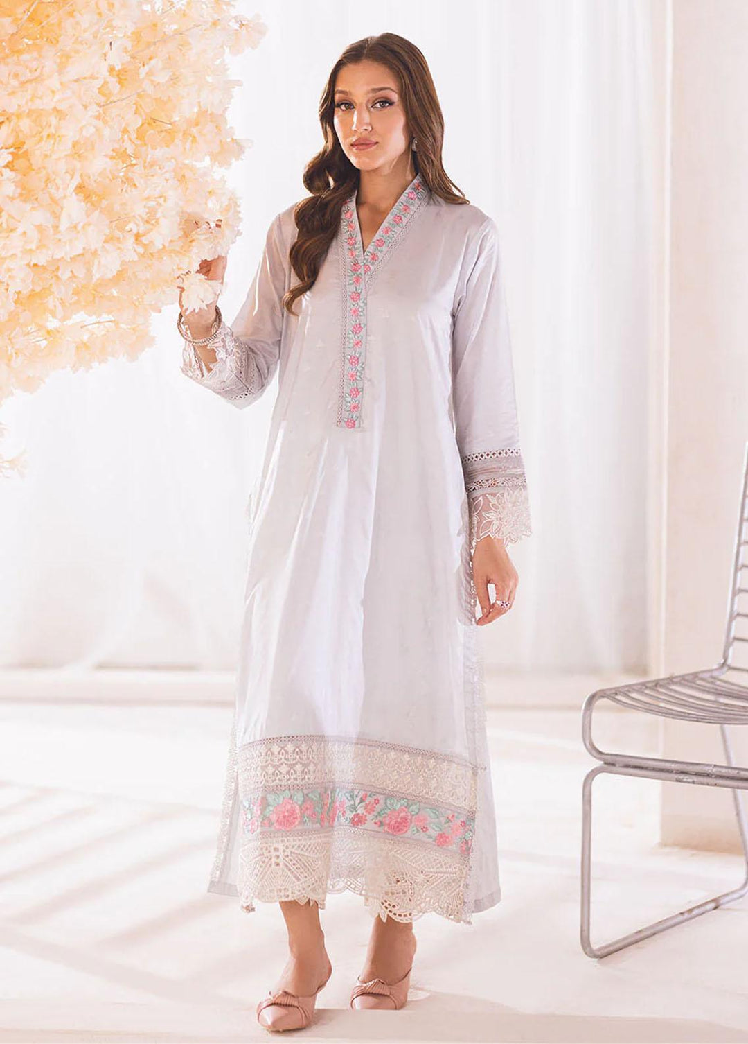 Azure Pret Luxury Silk 2 Piece Suit AZU23D Aqua Snow