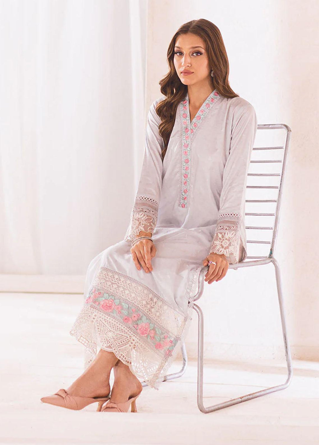 Azure Pret Luxury Silk 2 Piece Suit AZU23D Aqua Snow