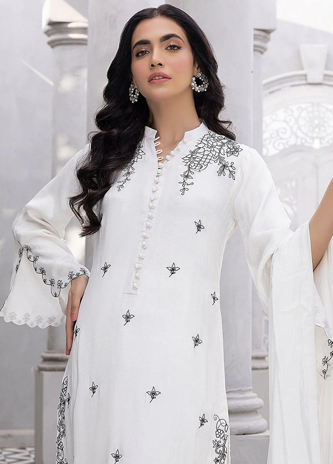 Azure Pret Luxury Silk 3 Piece Suit AZU23D Crystal Charm