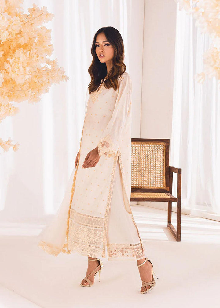 Azure Pret Luxury Cotton 4 Piece Suit AZU23D Divine Dust