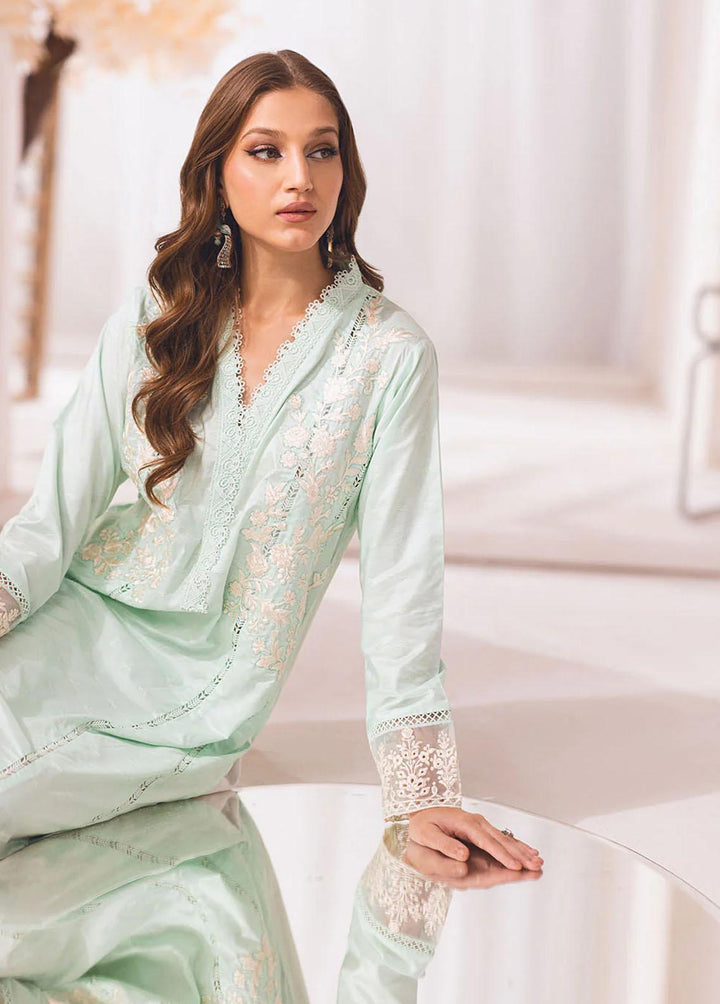 Azure Pret Luxury Silk 2 Piece Suit AZU23D Pastel Dew