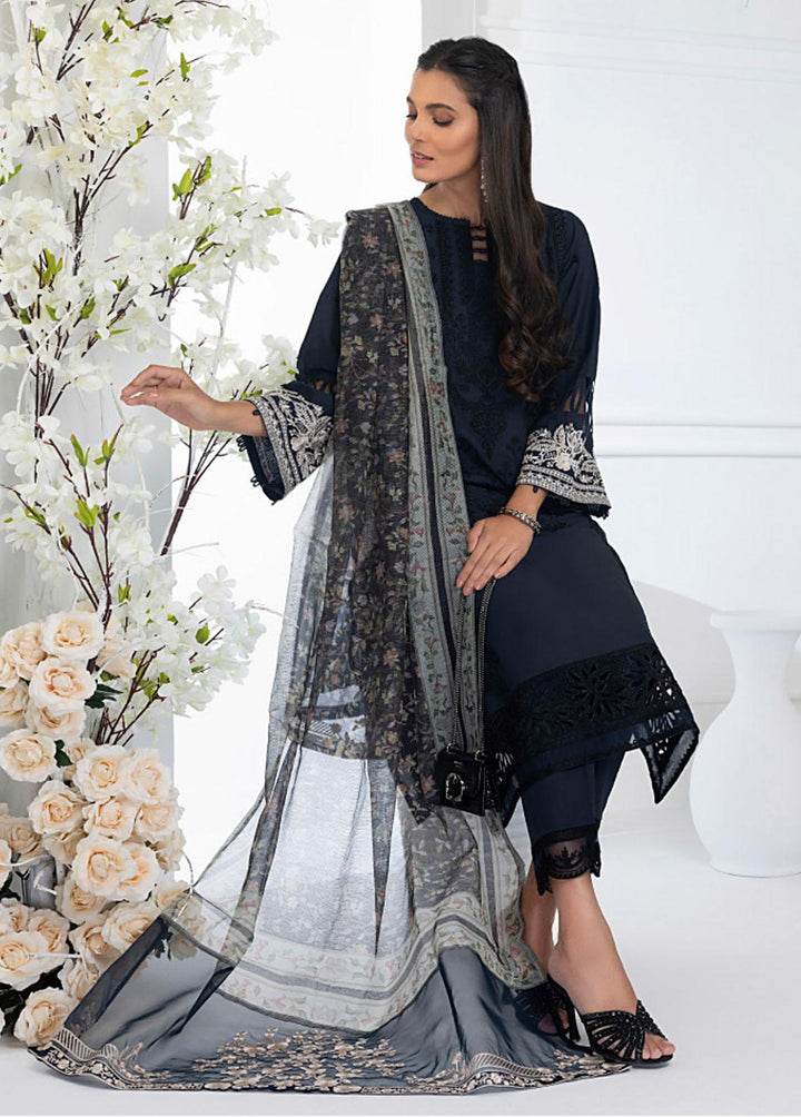 Azure Embroidered Lawn Suits Unstitched 3 Piece AZU23E 51 Honeywort - Luxury Collection