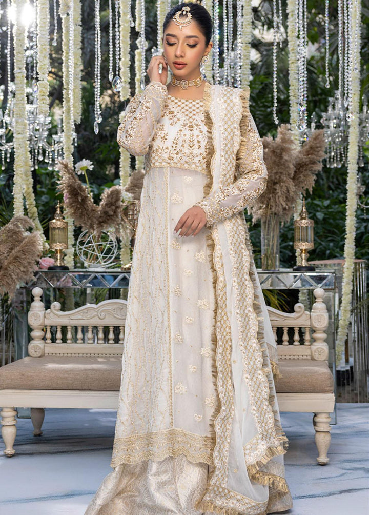 Azure Embroidered Chiffon Suits Unstitched 4 Piece AZU23WD BR-007 Sitara - Wedding Collection