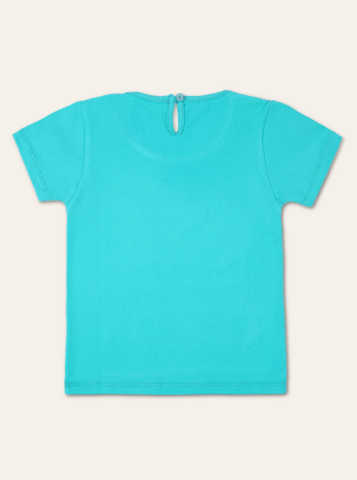 Ixample Pret Printed Cotton Jersey 1 Piece Green T-Shirt