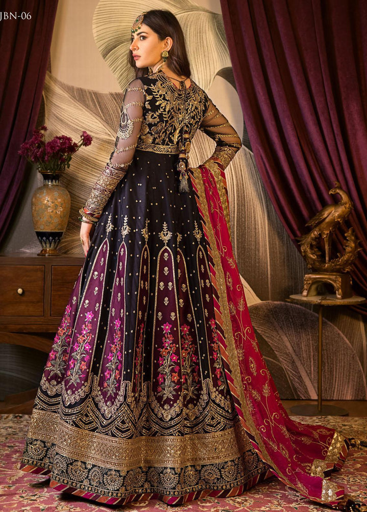 Asim Jofa Luxury Pret Embroidered Net 3 Piece Dress AJ23PWB AJNB-06