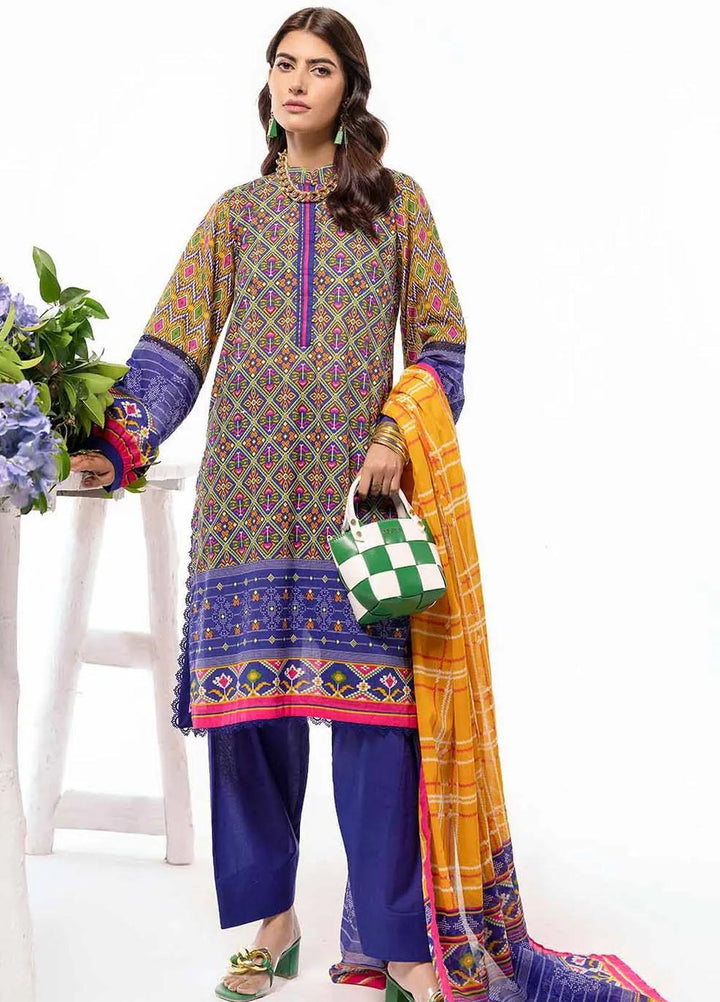 Bagh By Gul Ahmed Printed Lawn Suits Unstitched 3 Piece GA23BG CL-32569 - Summer Collection