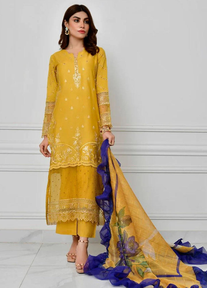 Bagh By Norans Embroidered Lawn Suits Unstitched 3 Piece NRS23BG NPEC-PR 09 - Summer Collection