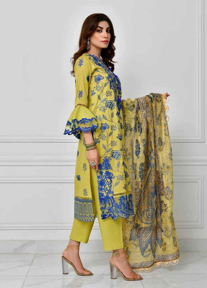 Bagh By Norans Embroidered Lawn Suits Unstitched 3 Piece NRS23BG NPEC-PR 12 - Summer Collection