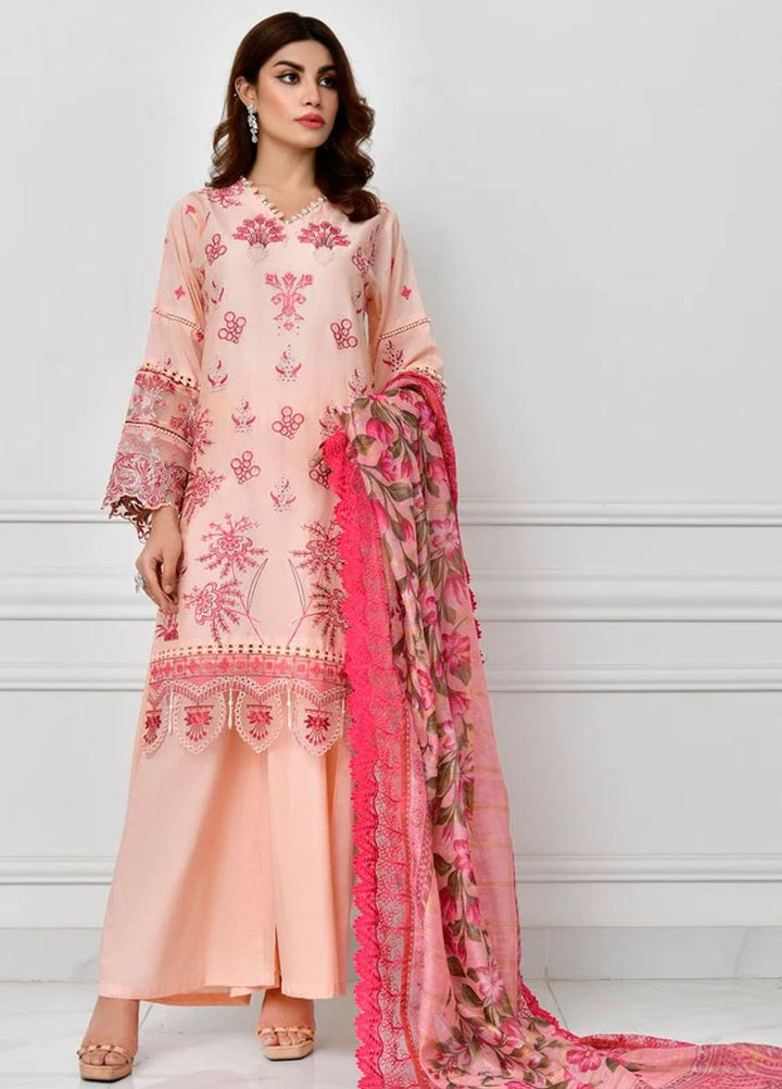 Bagh By Norans Embroidered Lawn Suits Unstitched 3 Piece NRS23BG NPEC-PR 14 - Summer Collection