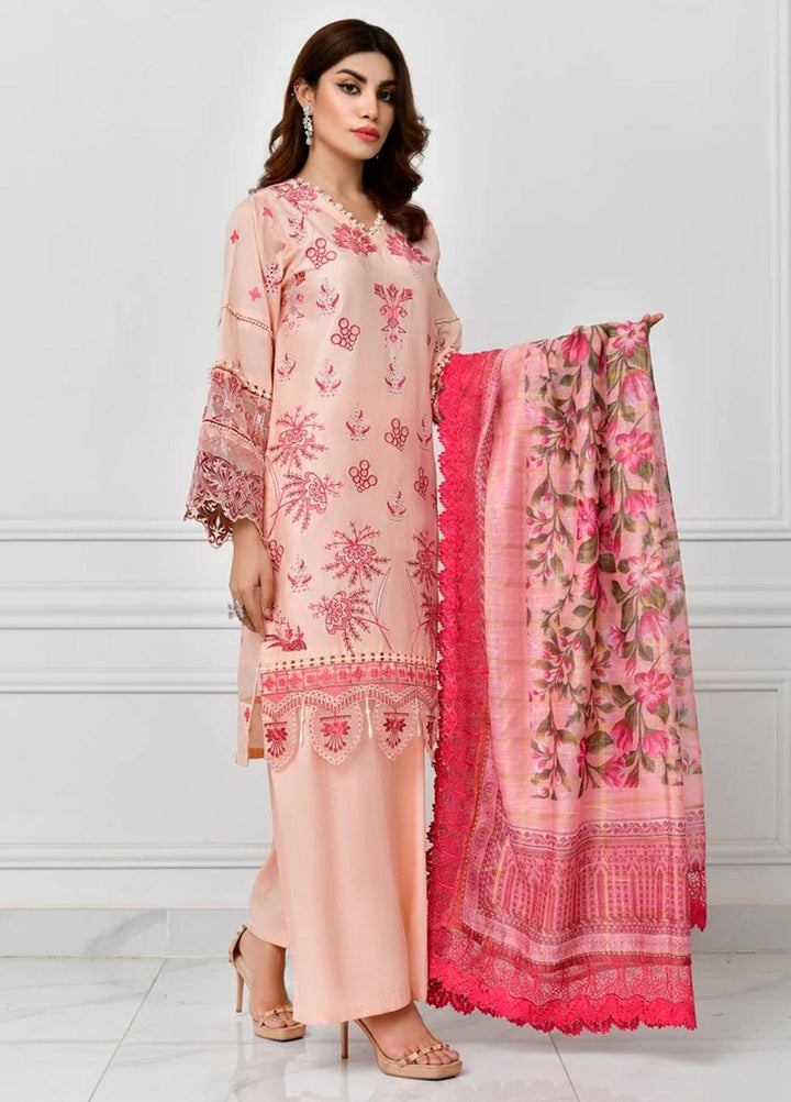 Bagh By Norans Embroidered Lawn Suits Unstitched 3 Piece NRS23BG NPEC-PR 14 - Summer Collection