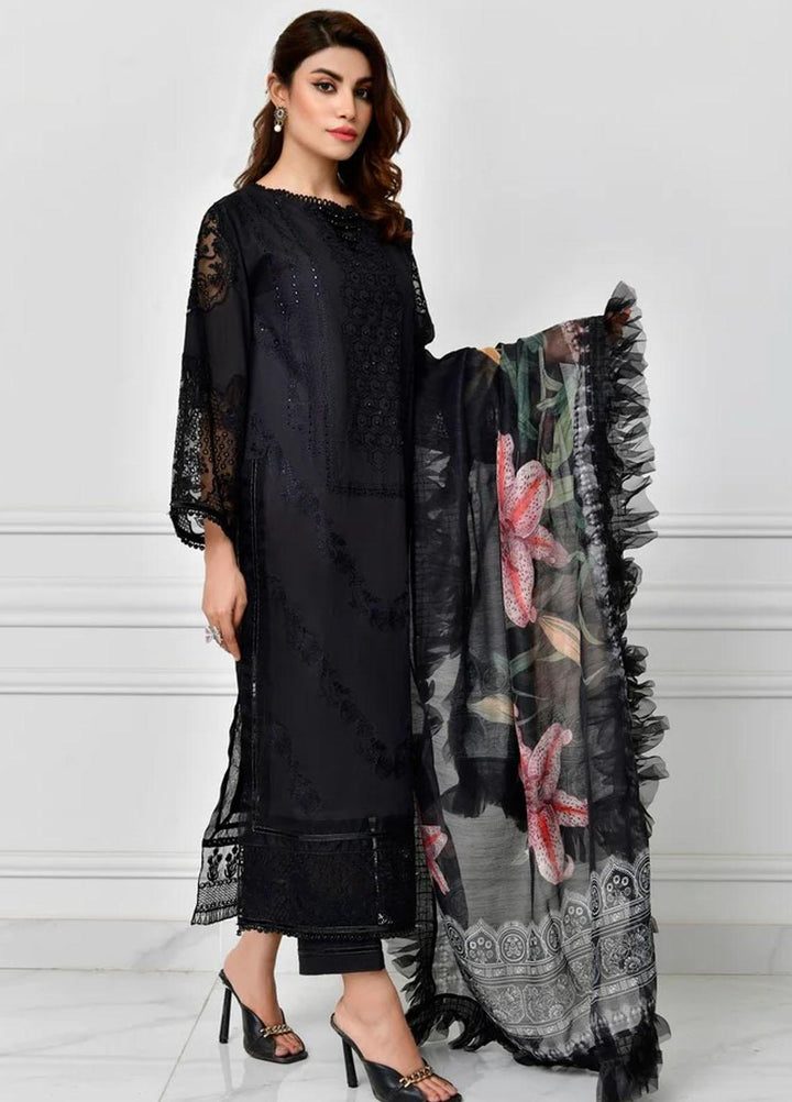 Bagh By Norans Embroidered Lawn Suits Unstitched 3 Piece NRS23BG NPEC-PR 16 - Summer Collection