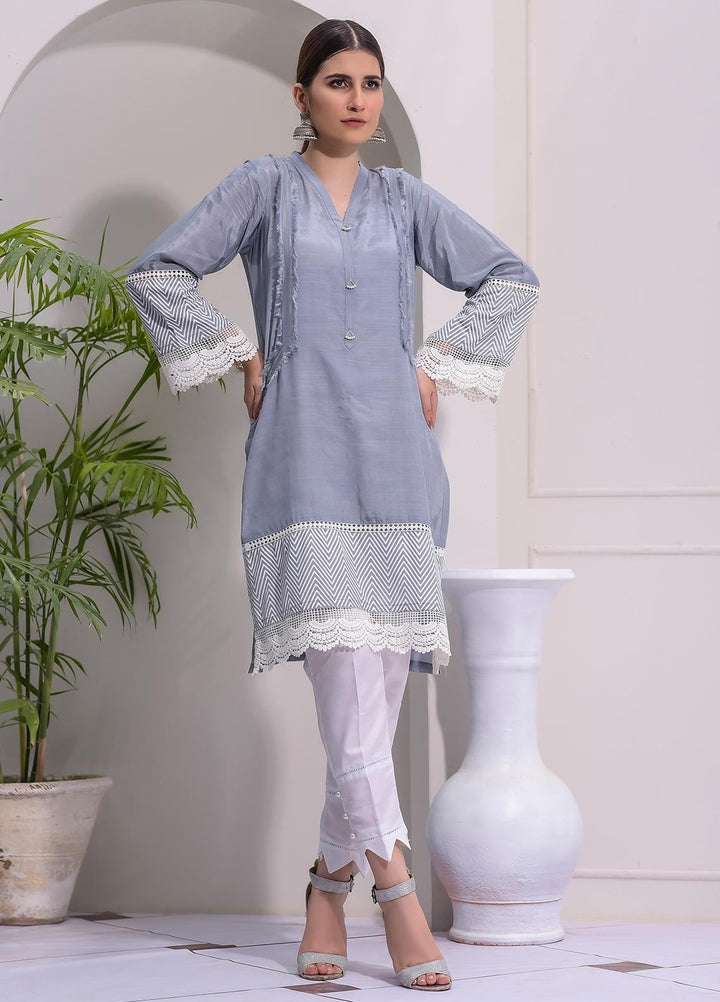 Rubys Couture Casual Pret  Cotton Silk 2 Piece Suit RC21BG LEELA