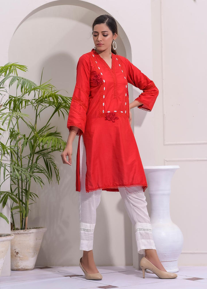 Rubys Couture Casual Pret  Cotton Silk 2 Piece Suit RC21BG REMI