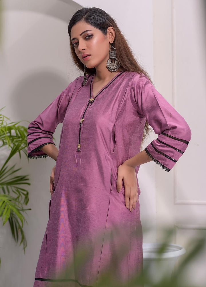 Rubys Couture Casual Pret  Cotton Silk 2 Piece Suit RC21BG SHAM-E-GHAZAL