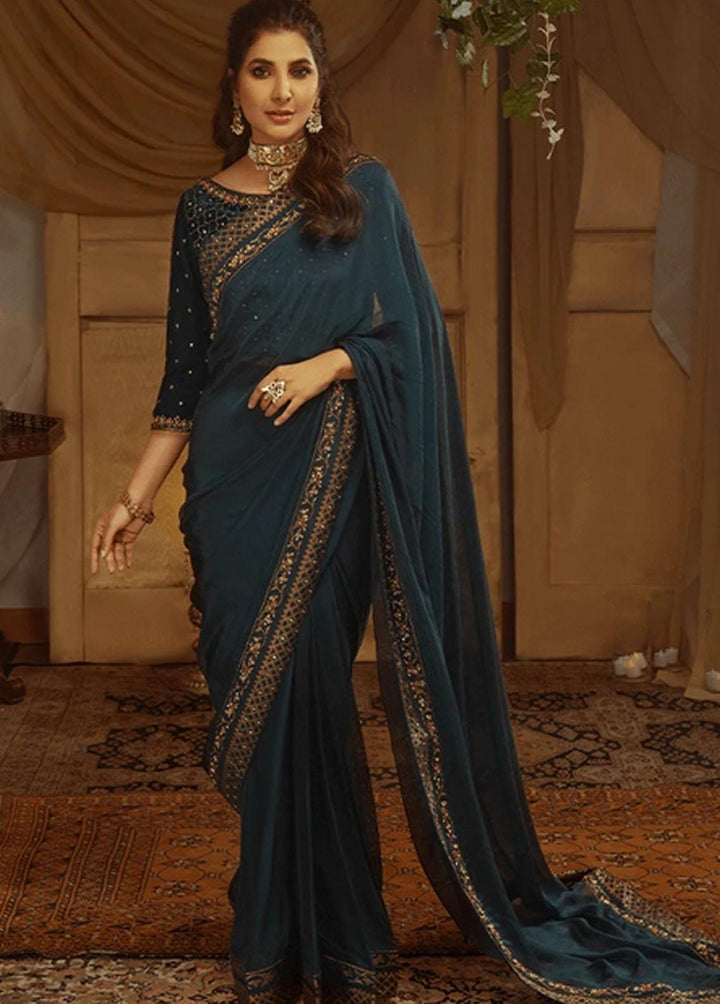 Zaaviay Pret Luxury Tissue Silk Saree ZV21BM ZVB-004 Anisa
