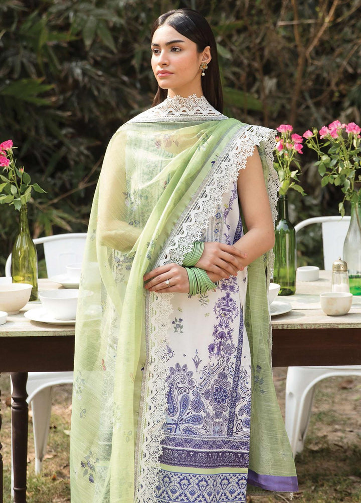 Bahaar By Ayzel Embroidered Lawn Suits Unstitched 3 Piece AAF23B AZL-23-V1-04 Chambeli - Summer Collection