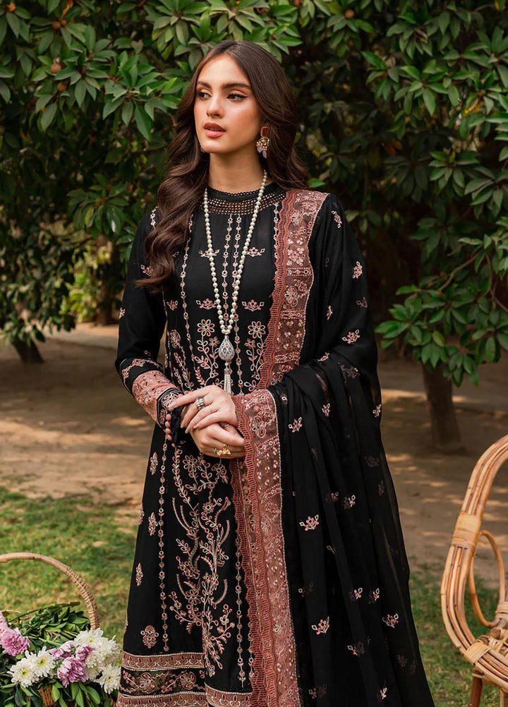 Bahaar By Farasha Embroidered Lawn Suits Unstitched 3 Piece FSH23B 01 Koel - Festive Collection