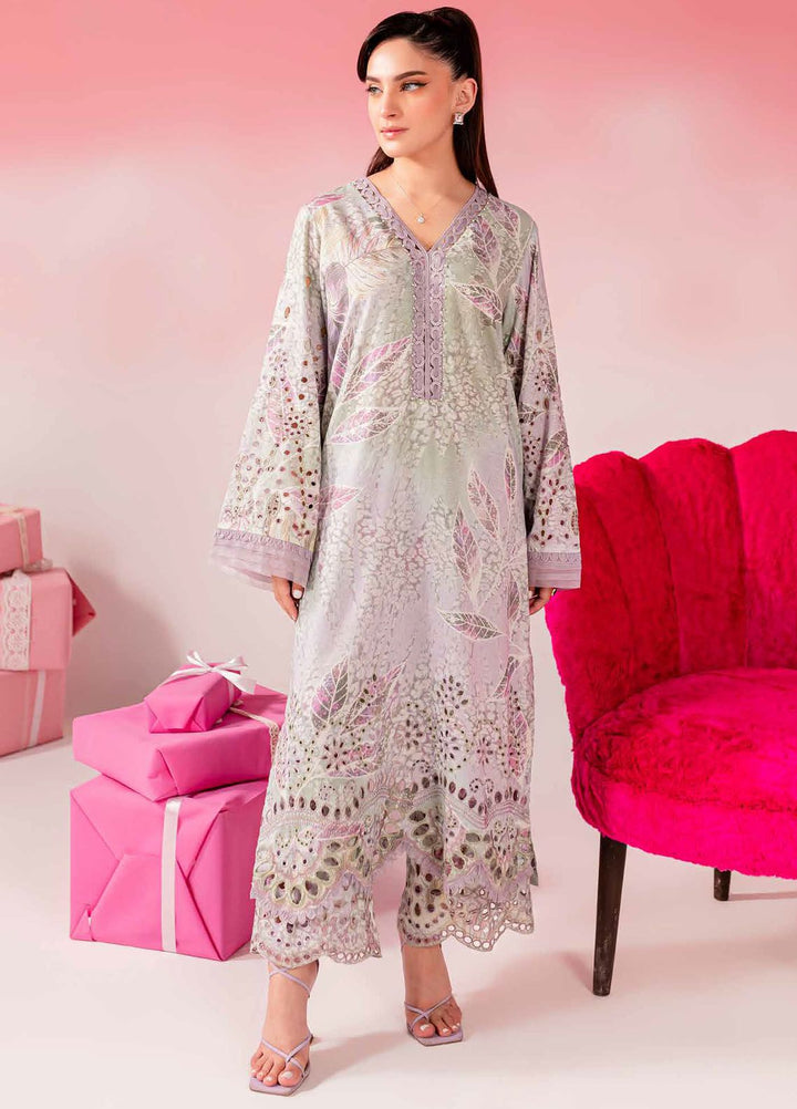 Ballerina by Nureh Chikankari Lawn Suits Unstitched 2 Piece NU24BC NU2-147 - Summer Collection