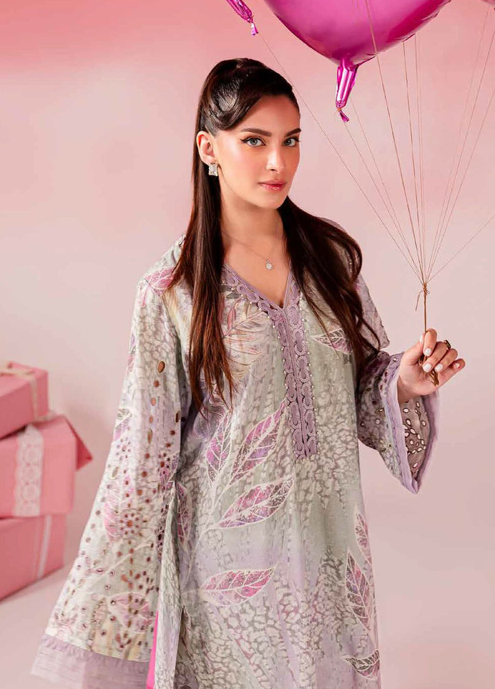 Ballerina by Nureh Chikankari Lawn Suits Unstitched 2 Piece NU24BC NU2-147 - Summer Collection