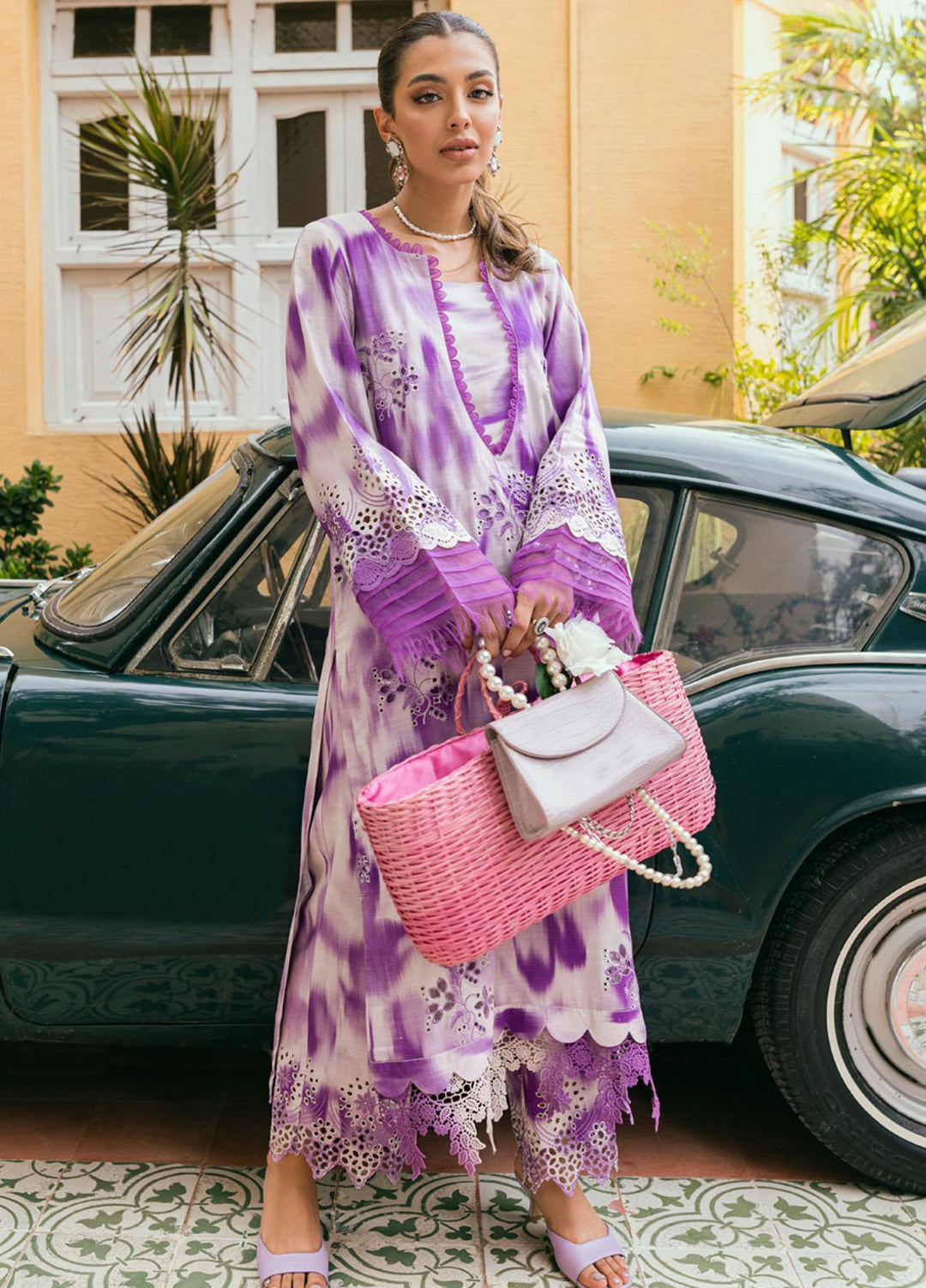 Ballerina By Nureh Embroidered Chikankari Viscose Suits Unstitched 2 Piece NU23BC NU2-113 - Formal Collection