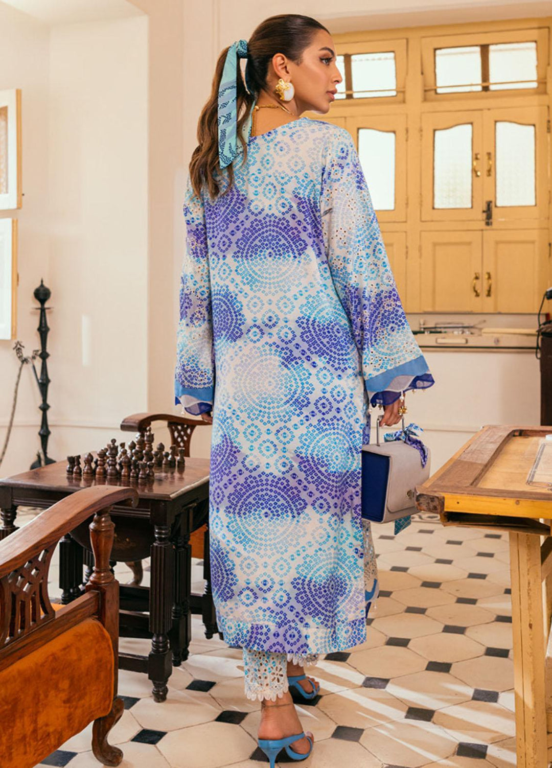 Ballerina By Nureh Embroidered Chikankari Viscose Suits Unstitched 2 Piece NU23BC NU2-118 - Formal Collection