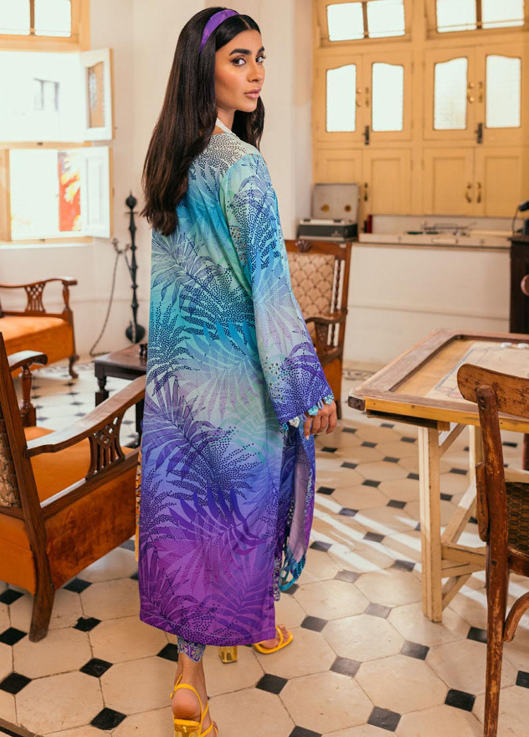 Ballerina By Nureh Embroidered Chikankari Viscose Suits Unstitched 2 Piece NU23BC NU2-119 - Formal Collection