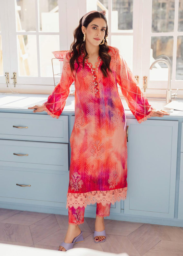 Ballerina by Nureh Embroidered Lawn Suits Unstitched 2 Piece NU23B NU2-86 - Summer Collection