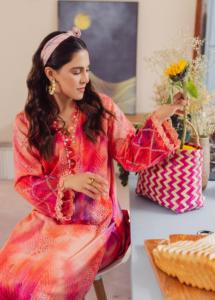 Ballerina by Nureh Embroidered Lawn Suits Unstitched 2 Piece NU23B NU2-86 - Summer Collection