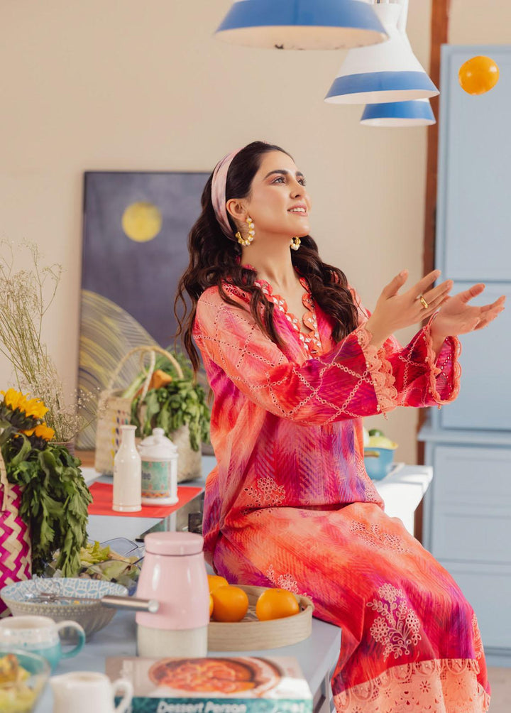 Ballerina by Nureh Embroidered Lawn Suits Unstitched 2 Piece NU23B NU2-86 - Summer Collection