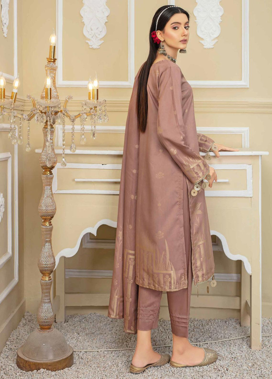 Banarsi by Aalaya Banarsi Viscose Suits Unstitched 3 Piece ALY22BN 9-Madhobala - Winter Collection
