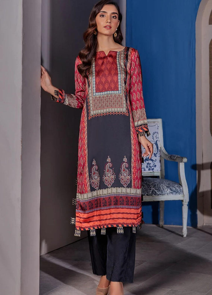 Bareen Casual Pret  Satin Silk Kurti BRG21SS BSH-13