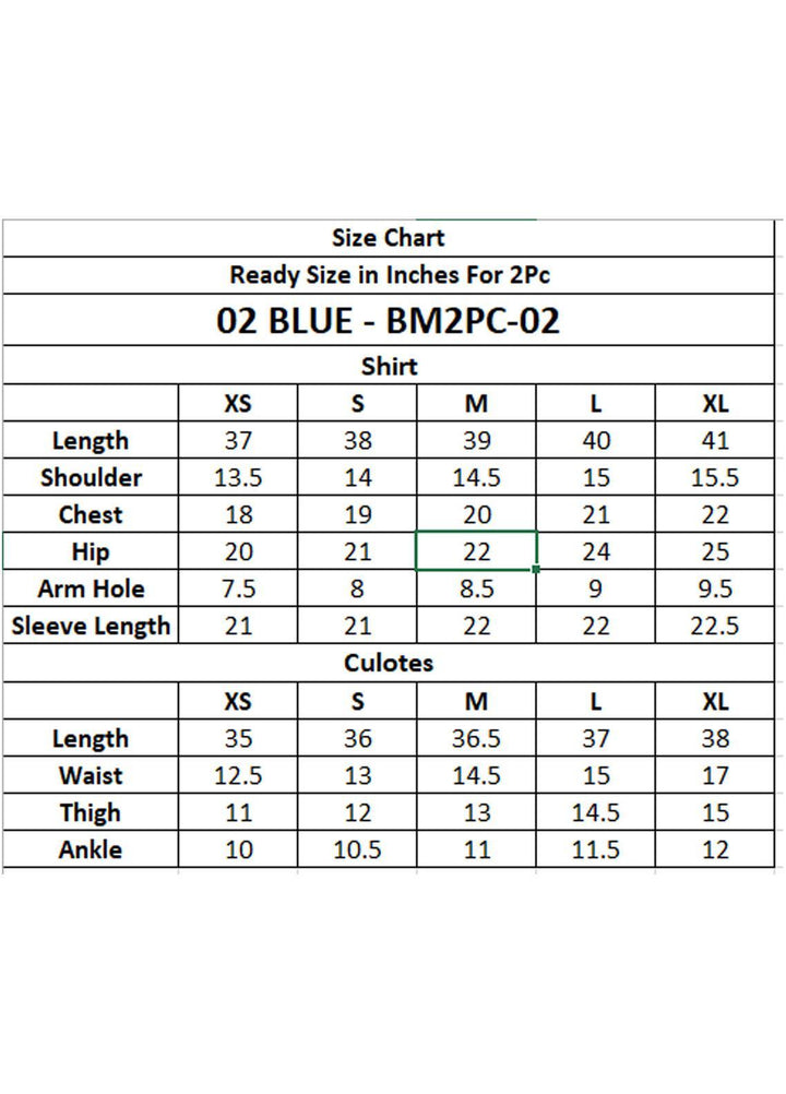 Bareen Casual Pret  Matte Silk 2 Piece Suit BM2PC-02