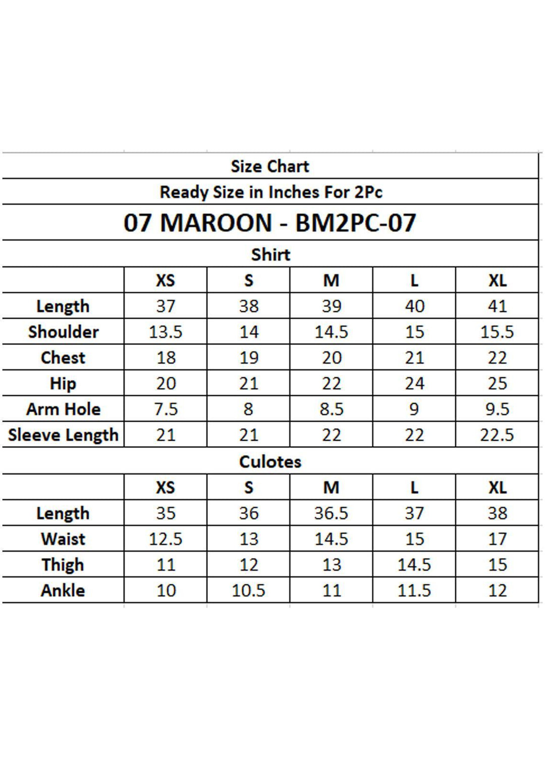Bareen Casual Pret  Matte Silk 2 Piece Suit BM2PC-07