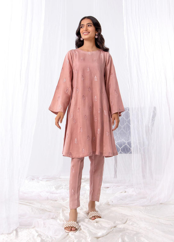 Bareen Pret Embroidered Matte Silk 2 Piece Suit BR22FE BME2PC-04