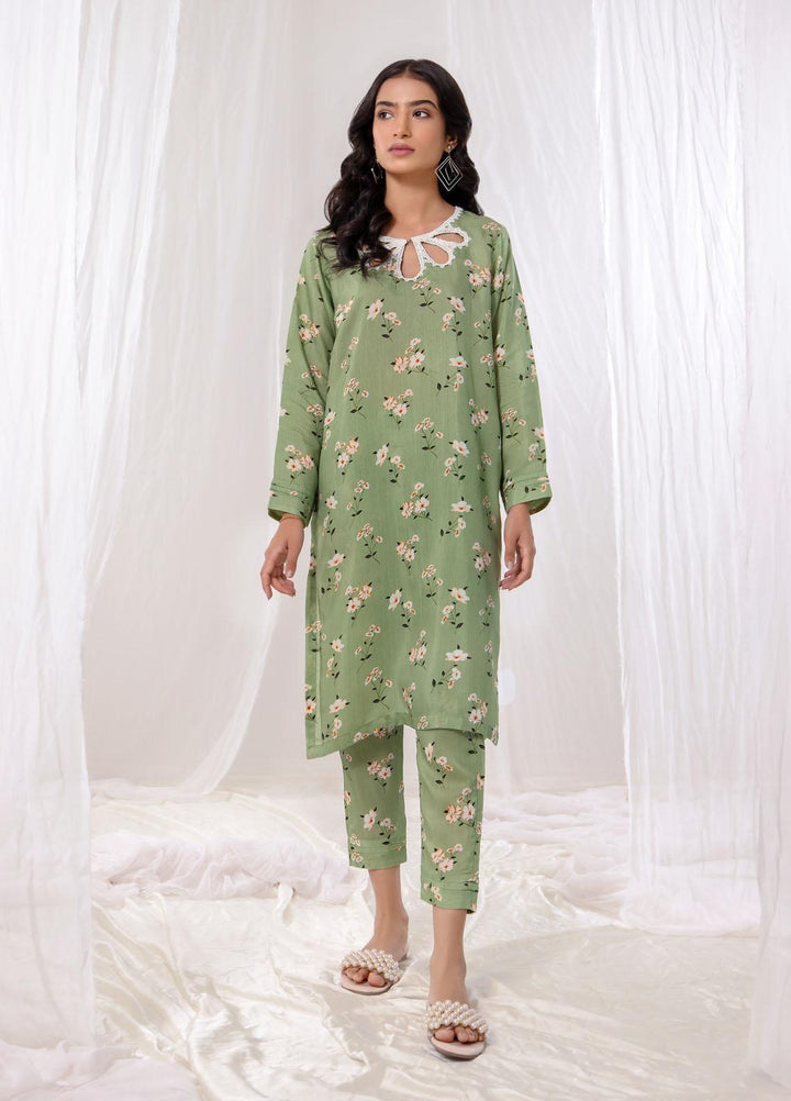 Bareen Pret Printed Matte Silk 2 Piece Suit BR22FP BM2PC-10